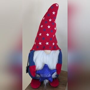 NWT Rae Dunn Large Plush FREEDOM Gnome